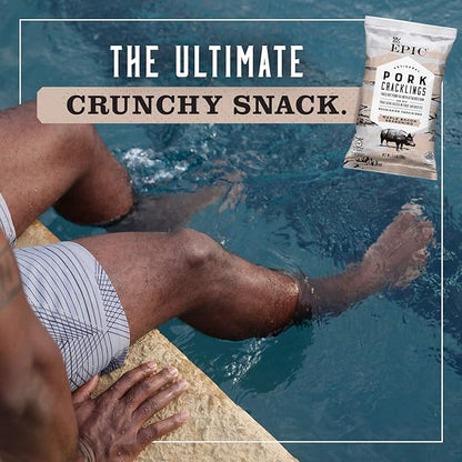 Epic Maple Bacon Pork Cracklings, Keto Friendly, Paleo Friendly, 2.5 oz (Pack of 2)