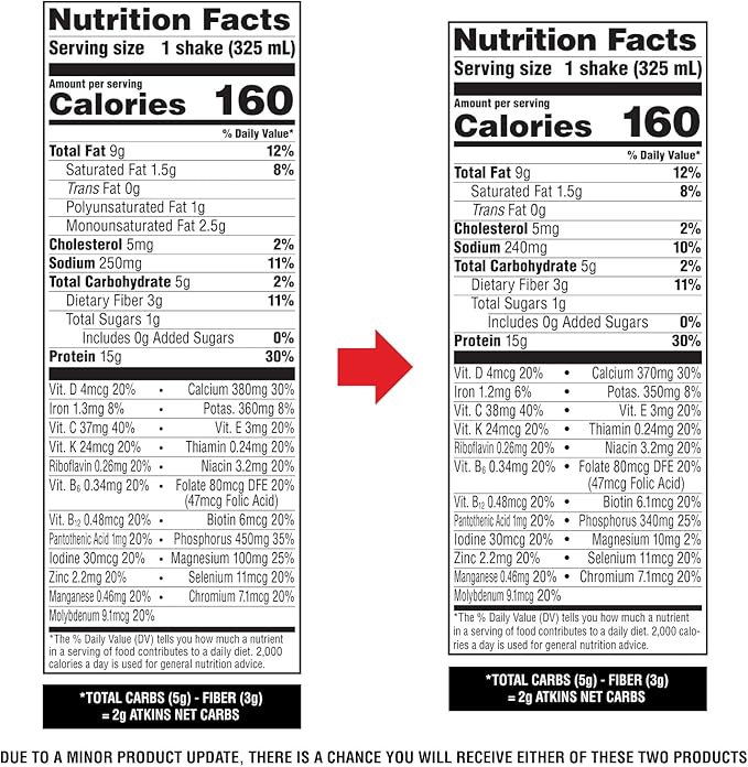Atkins Strawberry Flavored Protein Shake,High Protein,Low Glycemic,Low Sugar and-Low Carb,Keto Friendly,Gluten Free,(Pack of 24)