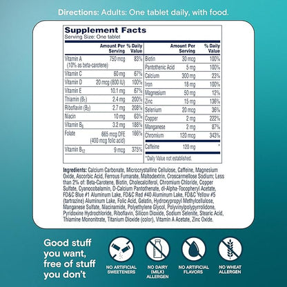 A Day Women's Active Metabolism Daily Essential,Multivitamin for Women,Metabolism Support,Vitamins for Women with All 8 B-Vitamins,Vitamin D,Magnesium & More,120 Count (Pack of 2)