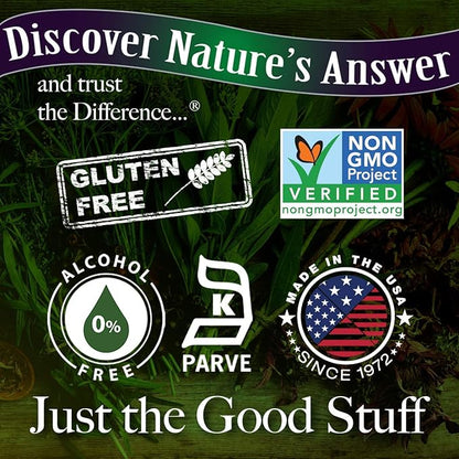 Nature's Answer Valerian Root 2 Ounce Extract - Alcohol-Free, Gluten Free, Kosher, Non-GMO, Made in USA - Calming & Relaxation Support - Valerian Root for Sleep, Rest Aid