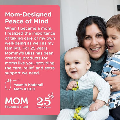 Mommy's Bliss Prenatal Multivitamin with Iron and Folic Acid, Supports Baby Development + Mom Immune System & Energy Levels w/ B Vitamins & Probiotics, Vegan & Gluten Free (45 Servings)