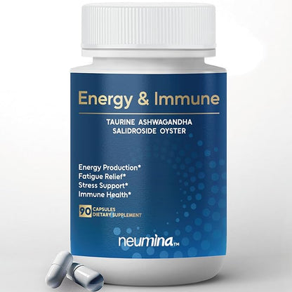 Men's Energy & Immune Complex, Energy Production, Fatigue Relief, Stress Support, Immune Health, Non-GMO, Made in USA, 90 Servings