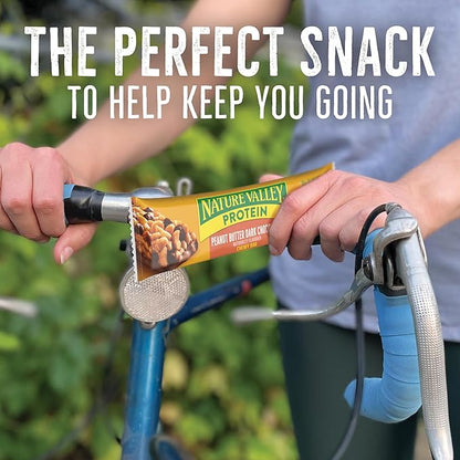 Nature Valley Protein Chewy Snack Bars, Peanut Butter Dark Chocolate, 20 Bars, 28.4 oz