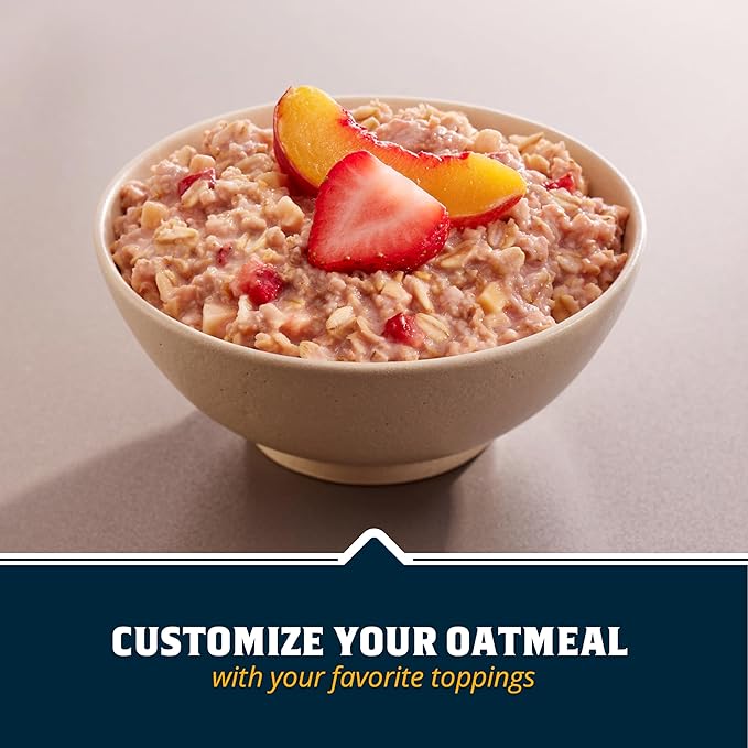 Quaker Protein Instant Oatmeal, Apple Cinnamon, 12g Protein per Serving, Whole Grains, No Artificial Flavors, No Added Colors, 2.11 oz Packets, (6 Pack)