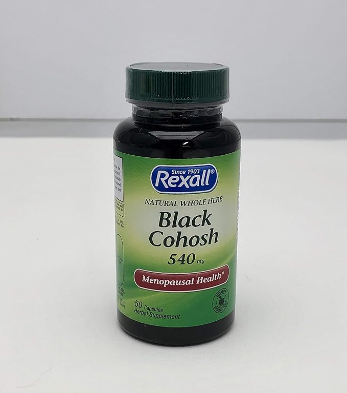 CWQZGUF Aeiniwer Rexall Black Cohosh 540mg-50 Ct