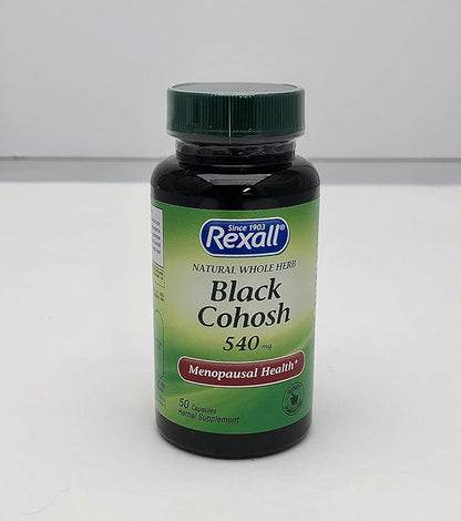 CWQZGUF Aeiniwer Rexall Black Cohosh 540mg-50 Ct
