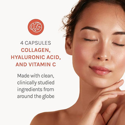 Reserveage Beauty Collagen Replenish - Collagen Booster & Supplement for Healthy Skin Care & Hair Growth - Supports Natural Elastin Production - 120 Capsules (30 Servings)