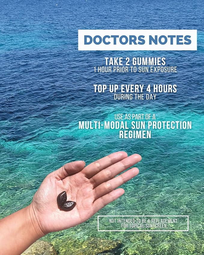 Inner Glow Sol Defense Gummies – Dermatologist & Plastic Surgeon-Formulated Skin Resilience Vitamin Supplement with Polypodium Leucotomos & Niacinamide, Passion Fruit Flavor, 60 Sugar-Free Gummies