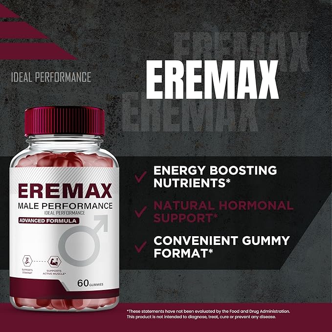 IDEAL PERFORMANCE Eremax Gummies, Eremax Gummy Reviews (2 Pack)