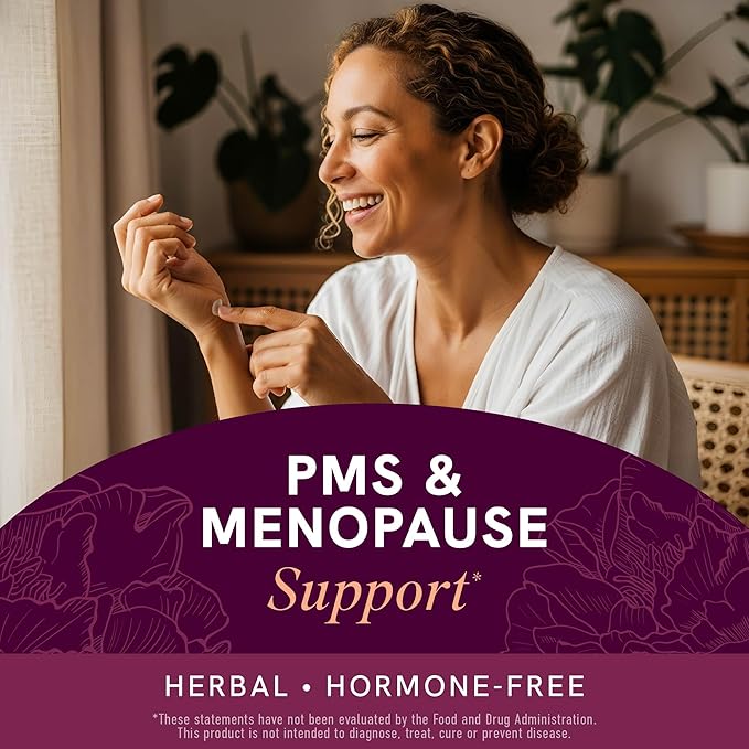 Wild Yam Cream for Hormone Balance | 3450mg Wild Yam for Herbal Menopause & PMS Support | Enriched with Vitex, Black Cohosh, Lavender & More | Estrogen & Progesterone Free Balancing Cream | 4 Oz.