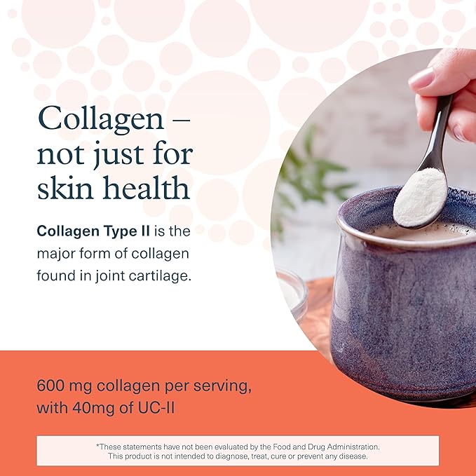 Youtheory Joint Complex with UC-II Collagen - Type 2 Collagen Peptides for Joint Support* - with Boswellia, Ginger & Turmeric - Supports Anti-Aging* - 60 Count (30-Day Supply)