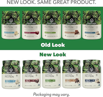 PlantFusion Complete Vegan Protein Powder - Plant Based Protein Powder With BCAAs, Digestive Enzymes and Pea Protein - Keto, Gluten Free, Soy Free, Non-Dairy, No Sugar, Non-GMO - Red Velvet 2 lb