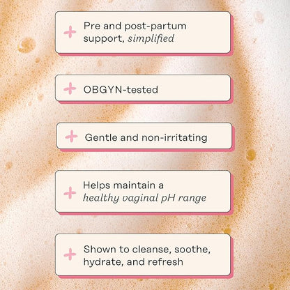 The Honey Pot Company - Witch Hazel Feminine Wash - Postpartum Essentials - Herbal Infused Hygiene Wash for Sensitive Skin - PH Balanced - Use to fill Post Partum Kit - Pregnancy Safe - 5.51 Fl Oz
