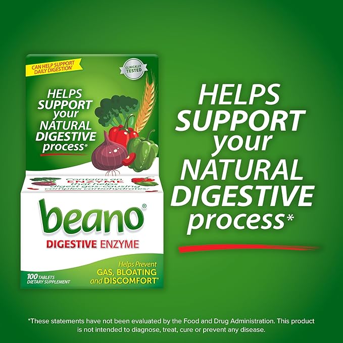 Beano Ultra 800 Food Enzyme - 180 Tablets