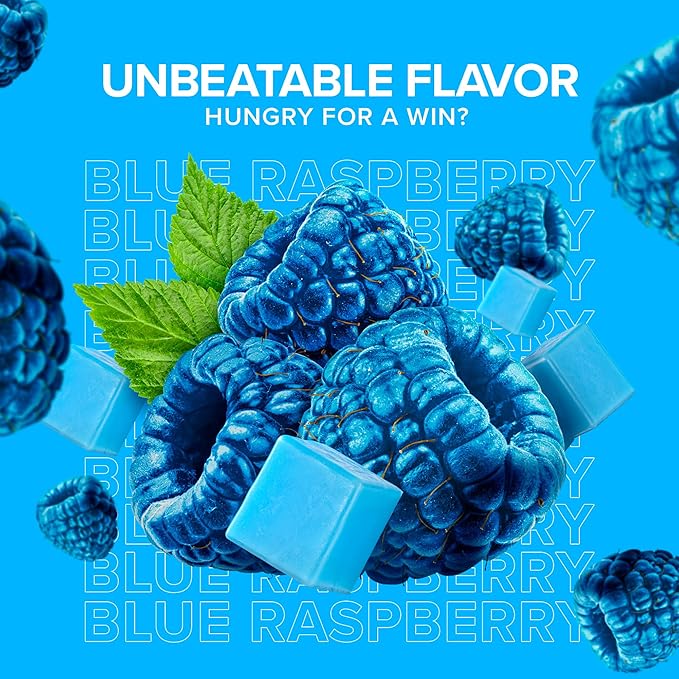 Six Star Sugar-Free Creatine Gummies for Men & Women - Pre & Post Workout Creatine Monohydrate Gummy for Muscle Building & Strength, Lean Muscle Gains & Recovery - Blue Raspberry, 30 Servings