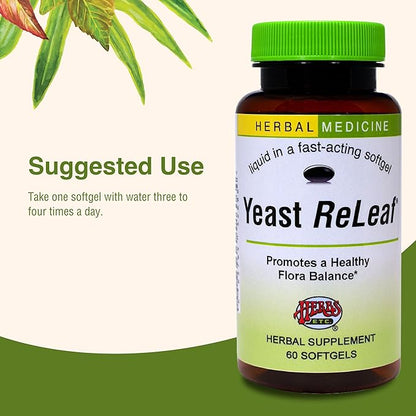 Herbs Etc. Yeast ReLeaf® Softgels 60 ct (Pack of 2)