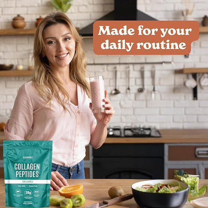 Collagen Peptides Powder, Unflavored, 1 lb – Supports Hair, Skin, Nail, Bone & Joint Health – Hydrolyzed, Grass-Fed, Gluten-Free, Keto-Friendly, Zero Sugar Protein Supplement.