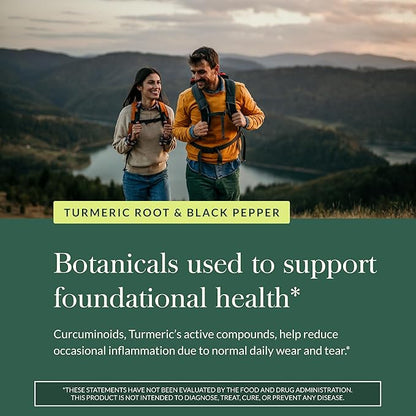 Gaia Herbs Turmeric Supreme Gummies Extra Strength - Supports Healthy Inflammatory Response in Healthy Individuals* - Lemon Ginger Flavor - 120 Vegan Organic Gummies (40 Servings)