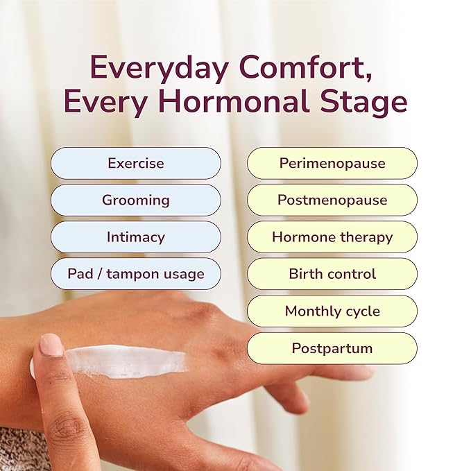 Kindra Daily V XL Vaginal Moisturizer Lotion - OBGYN Recommended for Dryness & Itch, with Hyaluronic Acid, Prevents Infection & Odor- Estrogen-Free Cream, pH-Balanced Feminine Care - 120 Applications