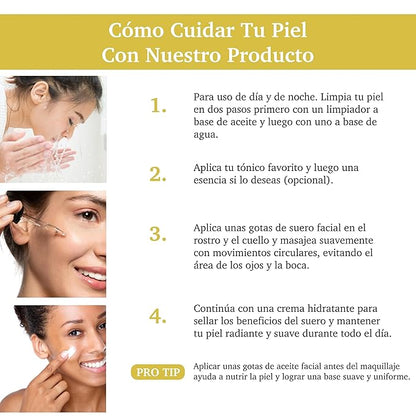 Purifect Collagen Anti-Aging Facial Serum for Skin - Firming & Plumping Face Serum with Vitamin E, Ceramide NP, Fortified with Retinol, Supports Skin Elasticity & Barrier Health, Made in USA - 1 fl oz