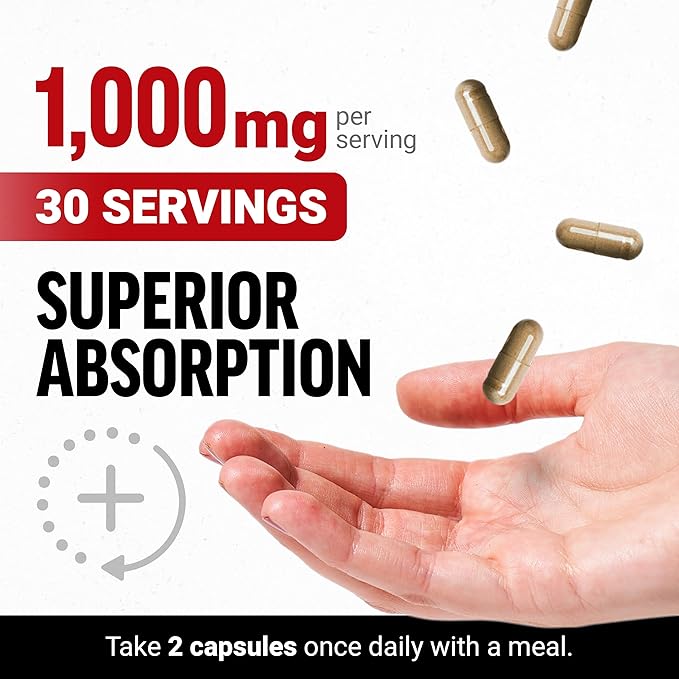 Force Factor Black Maca Root Supplement for Men, 1000mg Maca Negra Extract for Energy, Hormonal Balance & Vitality, Superior Absorption with BioPerine, 180 Capsules, 3-Pack