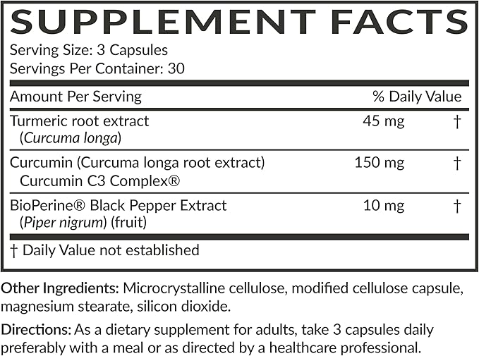 Futurebiotics Turmeric + Curcumin, Antioxidant, Joint & Digestion Support with BioPerine for Enhanced Nutrient Intake, Non-GMO, 90 Vegetarian Capsules