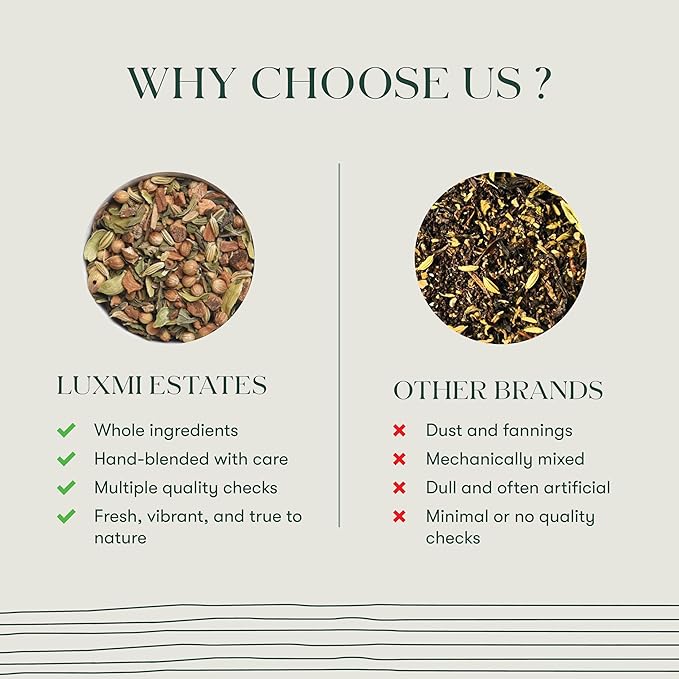 Luxmi Estates Fennel Mint Loose Leaf Tea 100g/3.52oz (50 Cups) for Digestion & Detox|Caffeine Free