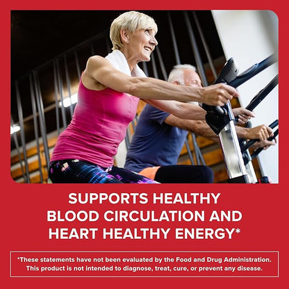 Qunol Blood Pressure Support, 3 in 1 Beets + CoQ10 + Grape Seed Extract, Beet Root Capsules that Supports Healthy Blood Circulation & Heart Healthy Energy, 60 Count (Pack of 2)