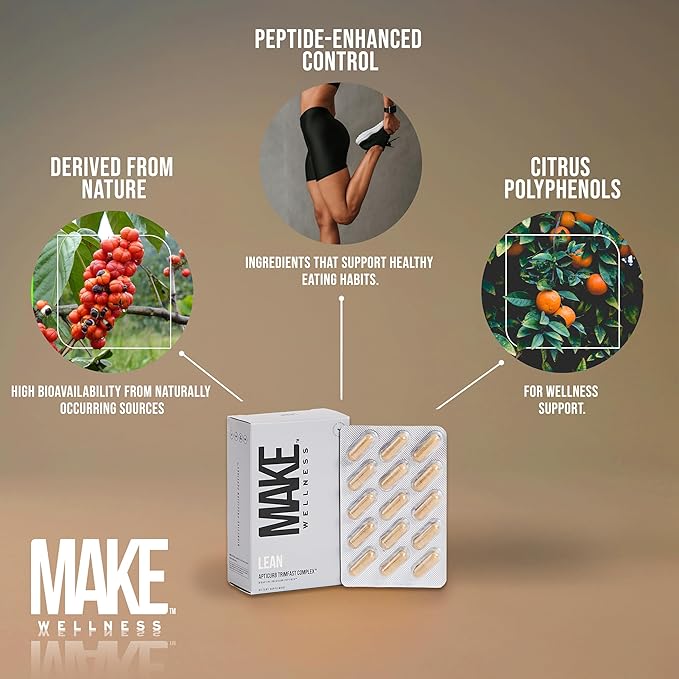 Lean Peptide Supplement | Supports Overall Wellness, Normal Muscle Health & Active Lifestyles | Bioactive Peptide Blend | Clean, Non-GMO Formula | 30 Servings for Daily Nutrition