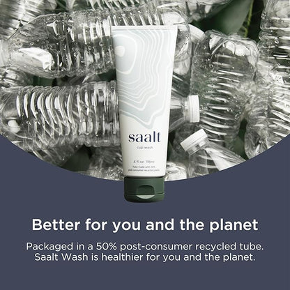 Saalt Menstrual Cup Wash Cleanser - Menstrual Disc Wash - pH Balanced - No Irritants or Harsh Chemicals - 4oz