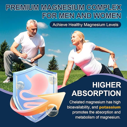 NATURE TARGET Magnesium Powder Supplement with Glycinate, Citrate, Malate, Magnesium Complex with L-Theanine & Vitamin B6 for Muscle, Heart & Brain, Vegan, 10.58 oz (100 Servings), Lemon Orange Flavor