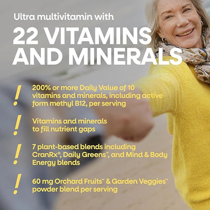 Nature’s Way Alive! Ultra Potency Multivitamin for Women 50 Plus, Complete High Potency Formula with Vitamin D3, C, E, Methylated B12, Supports, Heart, Brain, and Bone Health*, 60 Tablets