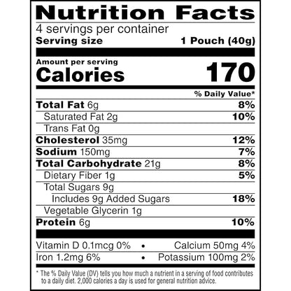 Nutri-Grain Power-Fulls Soft Baked Oat Bites, Protein Snacks, Whole Grain, Chocolate Chip (5 Boxes, 20 Pouches)