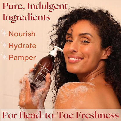 FORIA Everyday Body Wash and Initimate Wash for Women - Organic, pH-Balanced, Sensitive Skin Safe for Feminine Intimate Areas - 10 Fl Oz