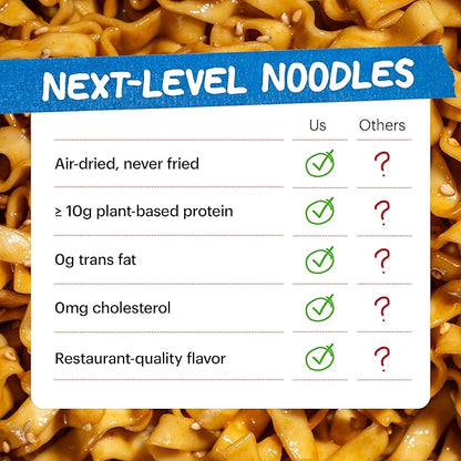 Momofuku Spicy Soy Ramen Noodles by David Chang, 4 Pack of Restaurant Quality Air-Dried Instant Noodles Now with More Sauce & 10g of Protein