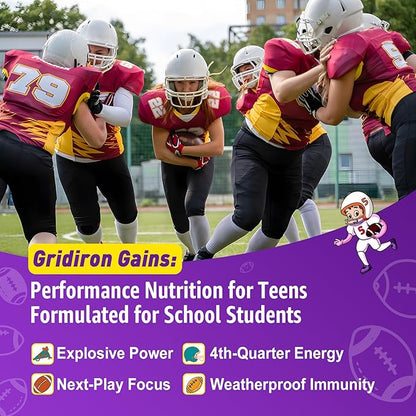 Nextdia Multivitamin Filled Gummies for Teen Boys Girls 12-17, 18, 19, Kids 10+ Multivitamin with Omega 3, Calcium + Magnesium + Zinc, Multi-Minerals for Adolescent 10-19S Brain, Bone, Energy, Immune