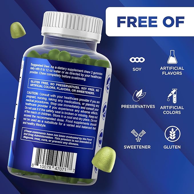 Vitamatic Ashwagandha 30:1 Extract 50 mg per Serving – Concentrated Ashwagandha Root Extract with Withanolides – Vegan Herbal Supplement – Non-GMO, Gluten Free – 60 Gummies
