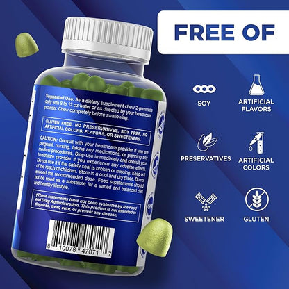 Vitamatic Ashwagandha 30:1 Extract 50 mg per Serving – Concentrated Ashwagandha Root Extract with Withanolides – Vegan Herbal Supplement – Non-GMO, Gluten Free – 60 Gummies