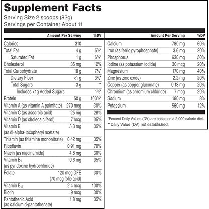 Muscle Milk Pro Series Protein Powder Supplement, Slammin' Strawberry, 2 Pound, 11 Servings, 50g Protein, 3g Sugar, 20 Vitamins & Minerals, NSF Certified for Sport, Packaging May Vary