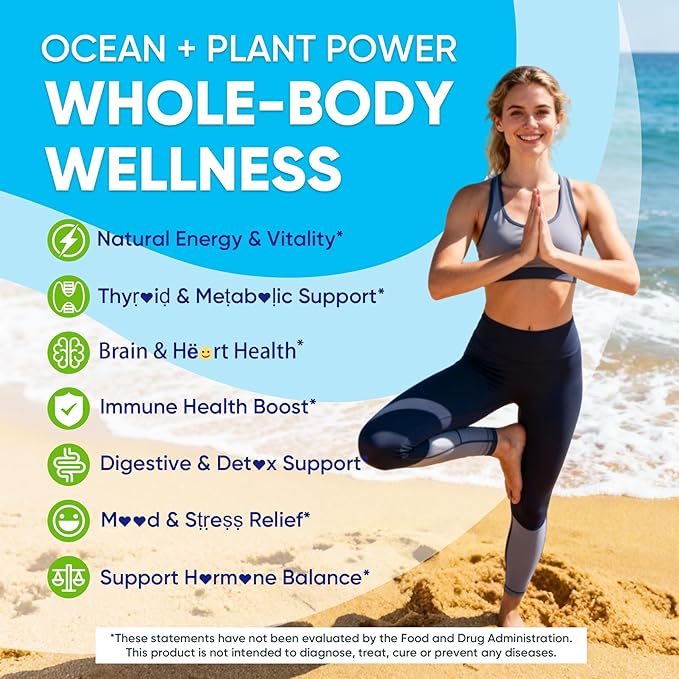 2 Pack Sea Moss Gummies for Men Women, Vegan 15-IN-1 Irish Seamoss Superfood with/Bladderwrack & Burdock Root, Turmeric, Elderberry, Vitamins B12 D3, EPA DHA, Sugar-Free, Support Energy, Brain, Immune