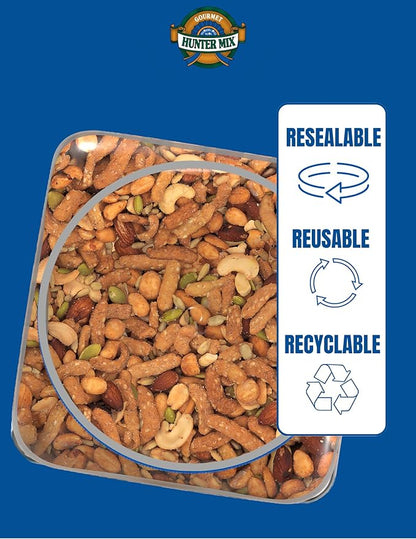 Southern Style Nuts Honey Roasted Hunter Bulk Trail Mix, 23 oz (Pack of 1), Honey Roasted Sesame Sticks & Peanuts, Sunflower Kernels, Almonds, Cashews & Pepitas, Mixed Nuts, Snacks for Adults & Kids