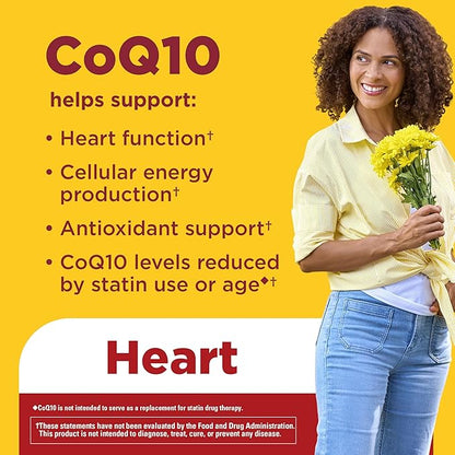 Nature Made CoQ10 200Mmg Per Serving Gummies, Heart & Energy Support, 60 CoQ10 Gummies, 30 Day Supply