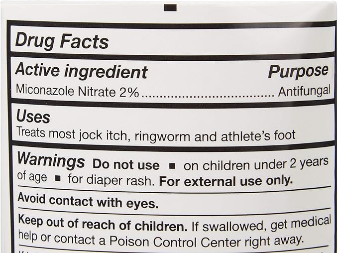 McKesson Antifungal Cream, 2% Miconazole Nitrate - Relieves Itching, Burning, Cracking from Jock Itch, Ringworm and Athlete Foot - 4 oz., 1 Count