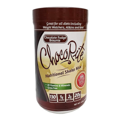 ChocoRite Protein Chocolate Supreme Shake Mix, Chocolate Supreme, 15.3 Ounce