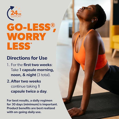 AZO Bladder Control with Go-Less Daily Supplement | Helps Reduce Occasional Urgency* | Helps reduce occasional leakage due to laughing, sneezing and exercise | 54 Count Capsules