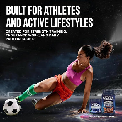 Vega Creatine Monohydrate Powder 17.6oz (100 Servings) Sport Protein & Recovery Chocolate Protein Powder 1.8lbs - Plant-Based Protein and Muscle Support