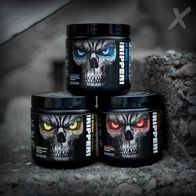 JNX SPORTS The Ripper! Fat Burner for Men & Women – Shredding Thermogenic Fat Burner, Pre-Workout & Appetite Suppressant – Sample Variety Pack 5 x 5g Sticks