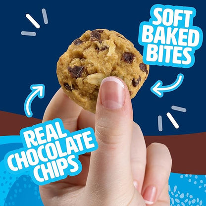 Nutri-Grain Power-Fulls Soft Baked Oat Bites, Protein Snacks, Whole Grain, Chocolate Chip (5 Boxes, 20 Pouches)
