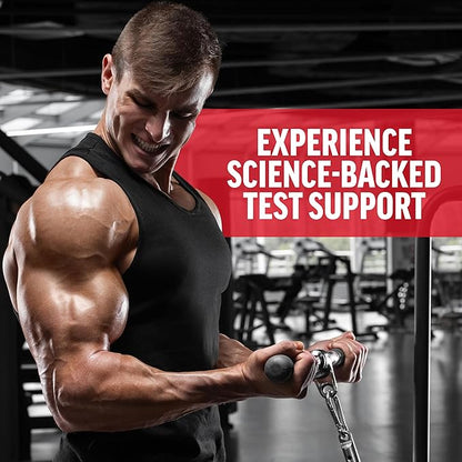 Force Factor Test X180 Ignite Total Testosterone Booster for Men with Fenugreek Seed and Green Tea Extract to Build Lean Muscle, Boost Energy, and Improve Performance, 60 Count