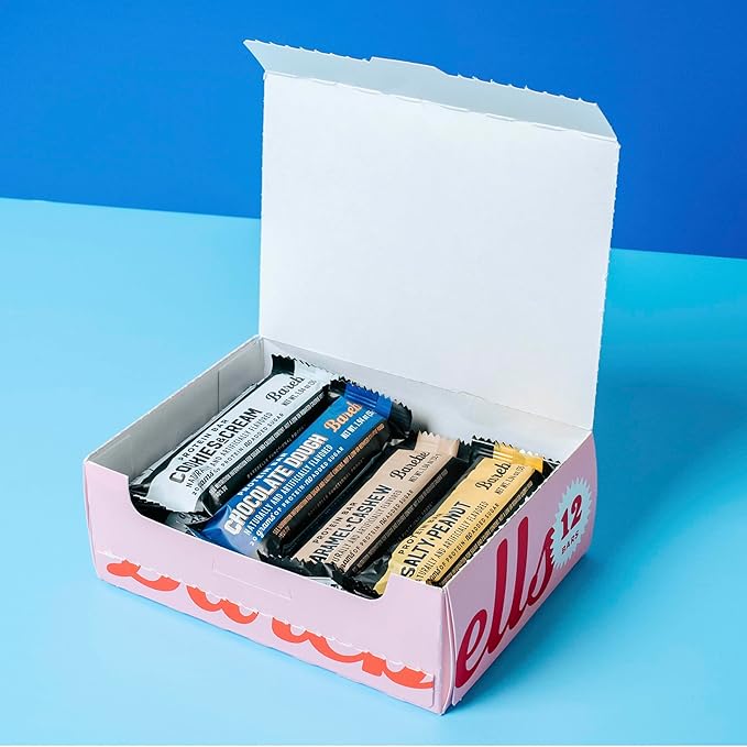 Barebells Protein Bars Variety Pack - 24 Bars (2 Packs of 12), 20g High Protein Treats - Chocolate Nutrition Bars with No Added Sugar - On-The-Go Breakfast or Post-Workout Snack